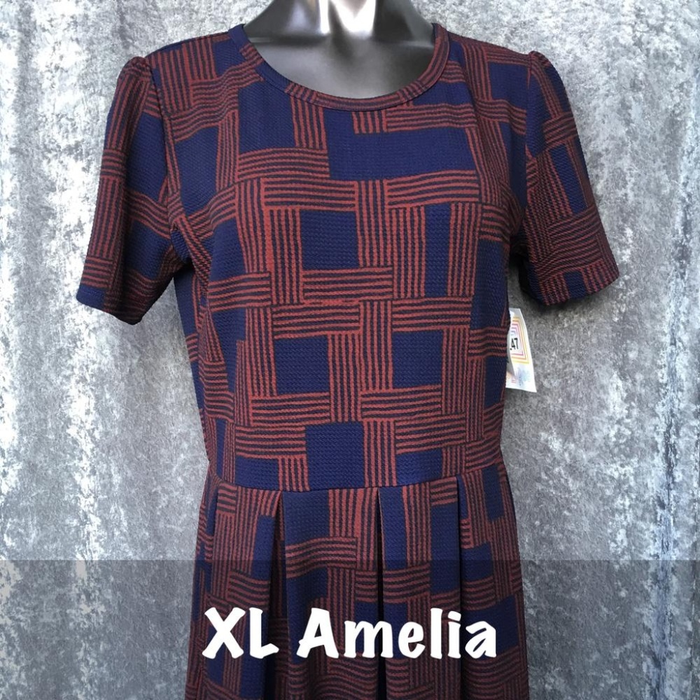 Lularoe Amelia Dress Size Extra Large